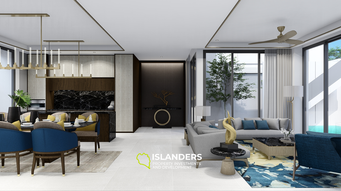 ラグーナプーケットの素晴らしいプールビューを持つ豪華なヴィラ