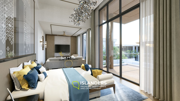 ラグーナプーケットの素晴らしいプールビューを持つ豪華なヴィラ