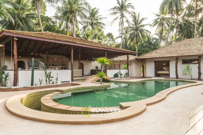 Successful concept village of 3 villas (13 BDR) in Hinkong