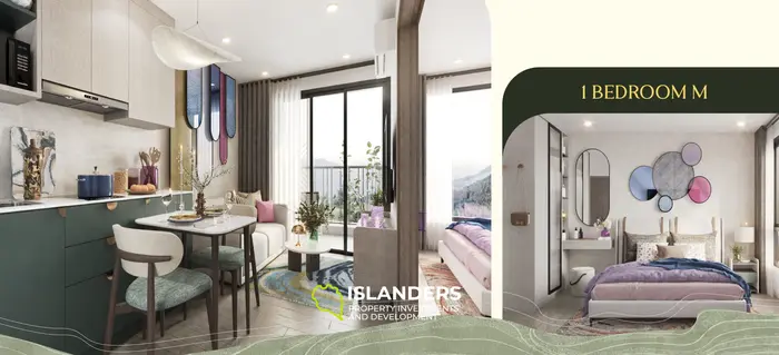 מכירה מוקדמת דירת 1 חדר שינה עם נוף מדהים בפוקט, באנגטאו