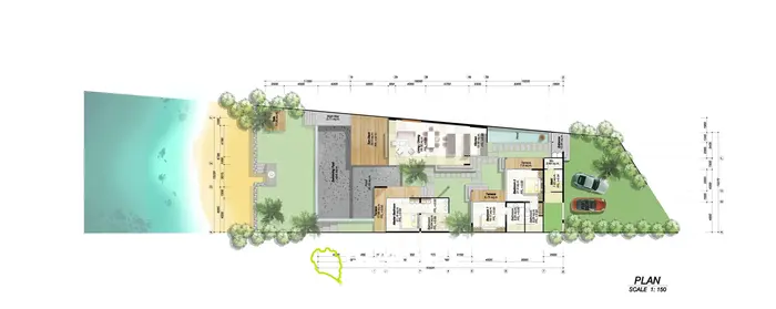 3-bdrm beach villa with pool and koi pond (Maenam)