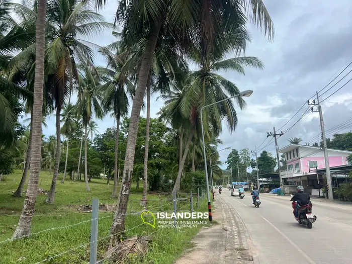 Bail de terrain exquis avec vue sur la montagne à Koh Phangan, Hinkong