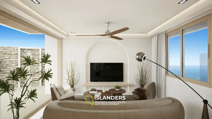 4-bdrm pool villa with panoramic sea views in the heart of the area (Lamai)