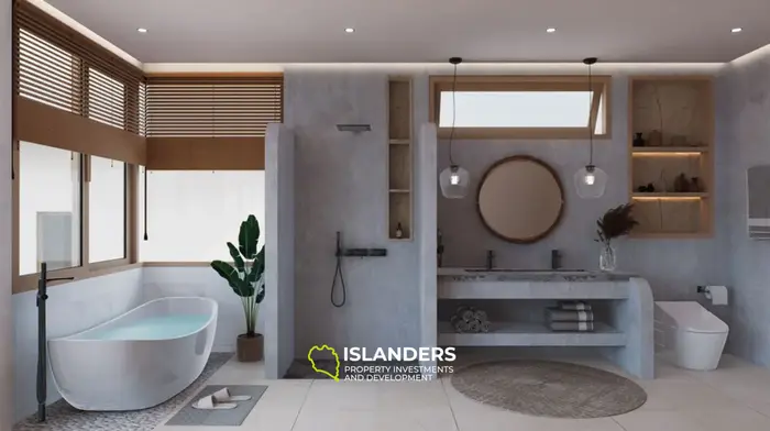 4-bdrm pool villa with panoramic sea views in the heart of the area (Lamai)