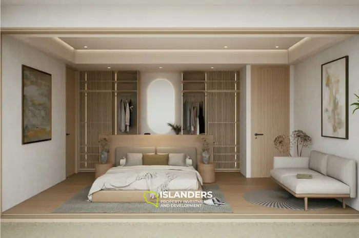 Panoramic 4-bdrm pool villa l on completely flat terrain (Lamai)