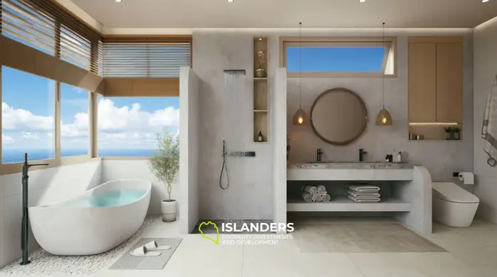 Panoramic 4-bdrm pool villa l on completely flat terrain (Lamai)