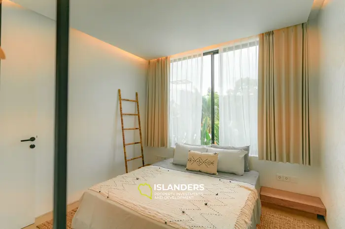 Вилла с крышей и видом на океан в Пекату