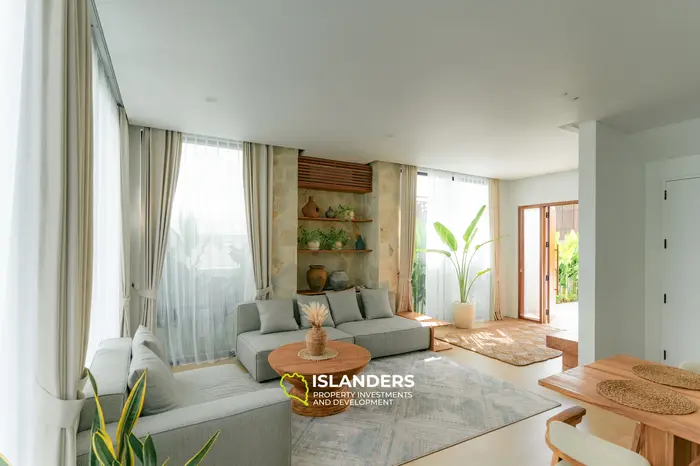 Вилла с крышей и видом на океан в Пекату