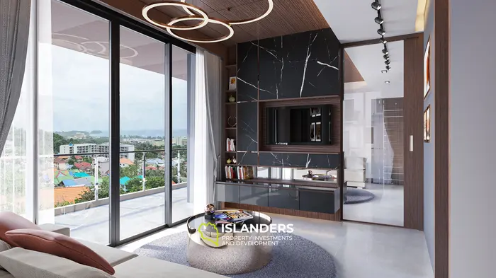 プーケットの息をのむような海の景色を望む豪華な5ベッドルームヴィラ（未完成）