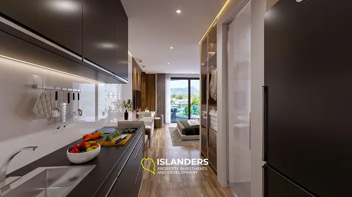 ラワイビーチ、プーケットのラグジュアリースタジオアパートメント