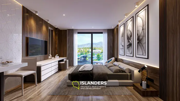 ラワイビーチ、プーケットのラグジュアリースタジオアパートメント