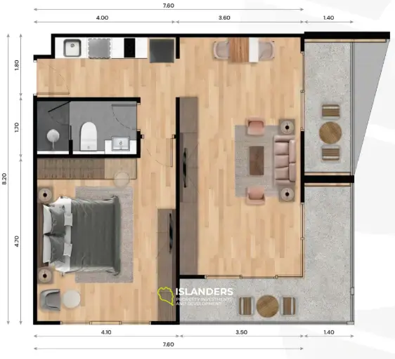 ラワイビーチ、プーケットの素晴らしい高級コンドミニアム