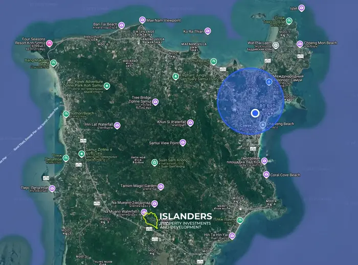 3 bdrm townhouse a few minutes' drive from the island's attractions (Chaweng)