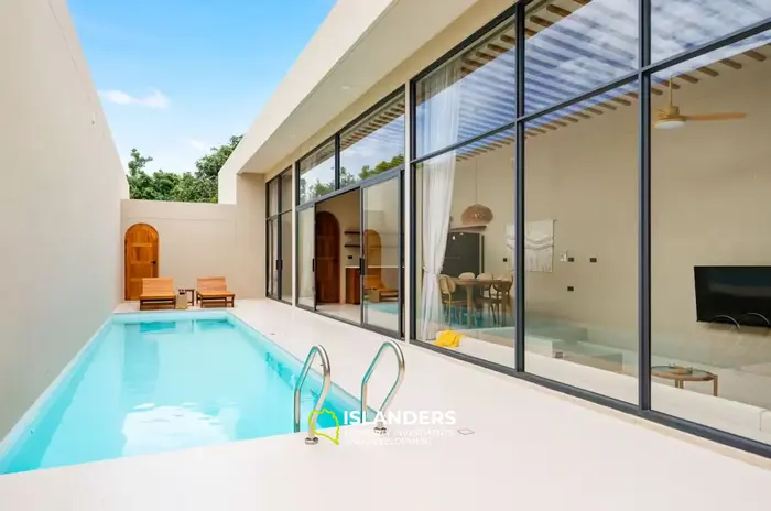 Bright 2-bdrm pool villa in an attractive residential area (Bophut)