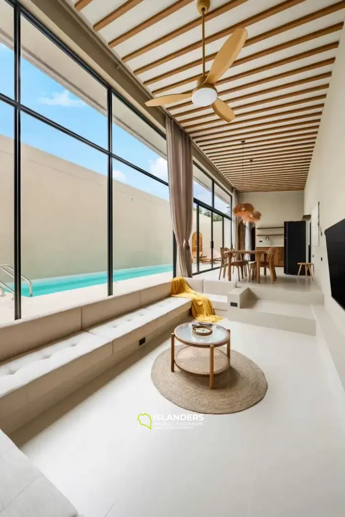 Bright 2-bdrm pool villa in an attractive residential area (Bophut)