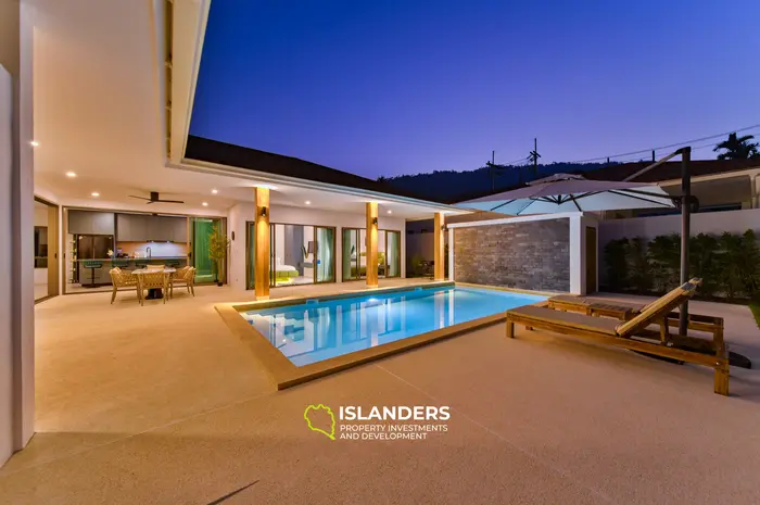 Villa de 3 habitaciones con piscina en una zona muy solicitada (Lamai)