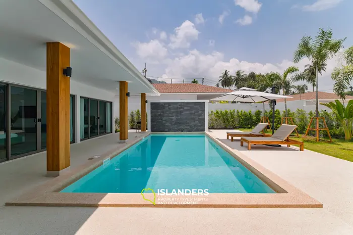 Villa de 3 habitaciones con piscina en una zona muy solicitada (Lamai)