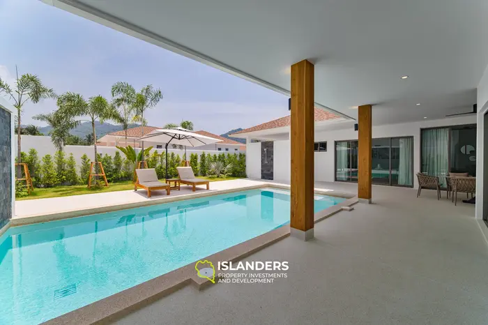 Villa de 3 habitaciones con piscina en una zona muy solicitada (Lamai)