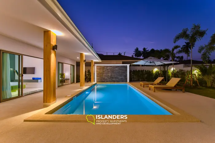 Villa de 3 habitaciones con piscina en una zona muy solicitada (Lamai)