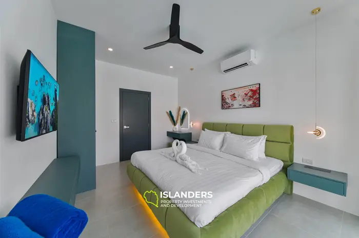 Villa de 3 habitaciones con piscina en una zona muy solicitada (Lamai)