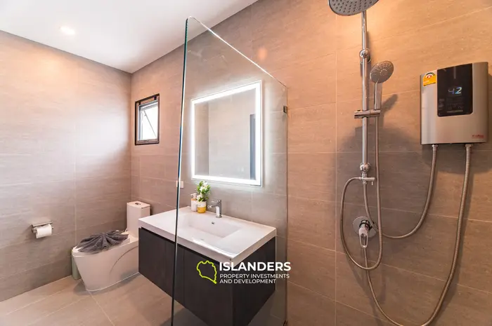 Villa de 3 habitaciones con piscina en una zona muy solicitada (Lamai)