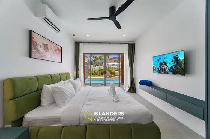 Villa de 3 habitaciones con piscina en una zona muy solicitada (Lamai)