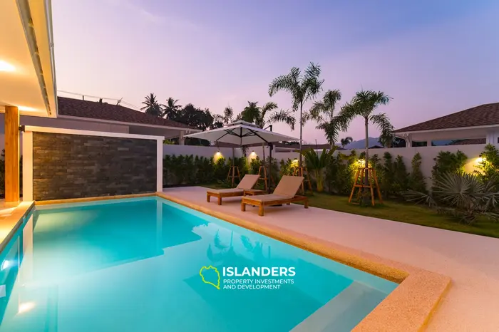 Villa de 3 habitaciones con piscina en una zona muy solicitada (Lamai)