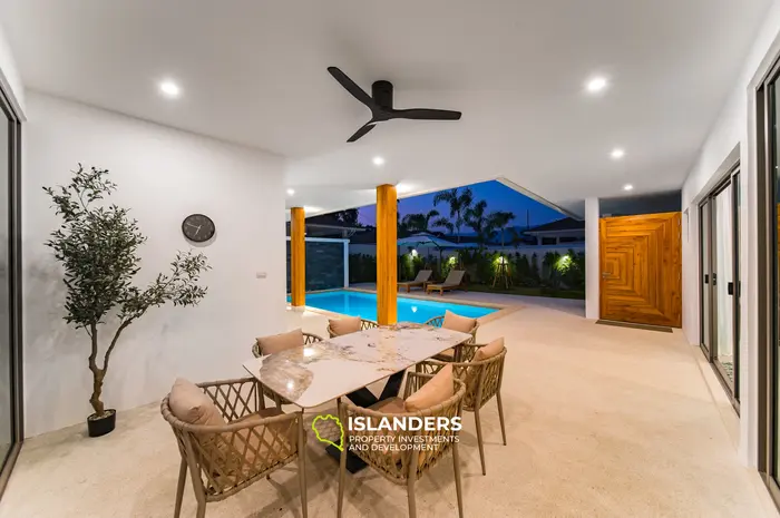 3 спальни, вилла с бассейном в востребованном районе (Ламай)