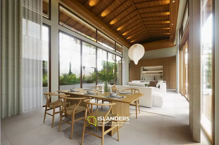 Villa de 3 habitaciones y 2 pisos con piscina y vistas al mar desde todas las áreas de estar (Bophut)