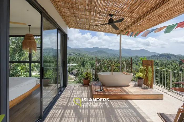 Colección de dos villas premium con vista al mar y a las montañas