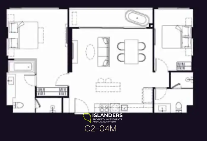 Luxurious 2BR Condo 86sqm in Bang Tao Beach, Phuket