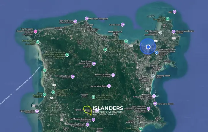 Двухэтажный таунхаус с 2 спальнями в комплексе с тропическими садами и общим бассейном (Банграк)