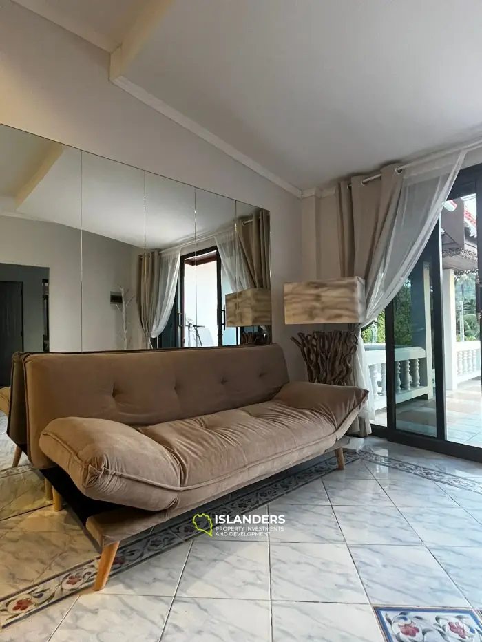 Villa de piscine confortable de 2 chambres dans une région pittoresque de l'île (Cheong Mon)