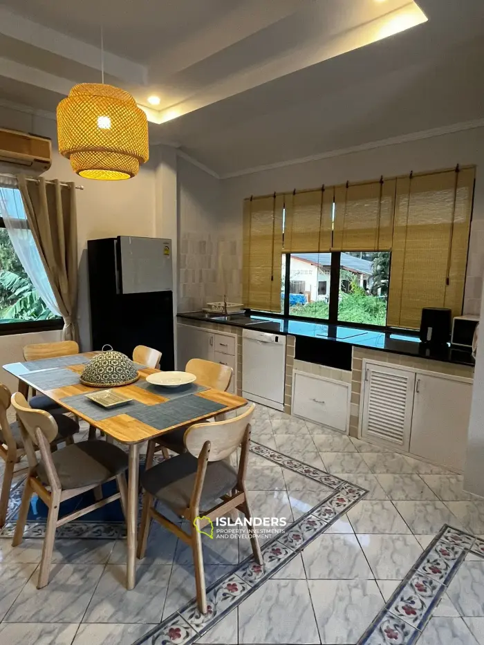 Villa de piscine confortable de 2 chambres dans une région pittoresque de l'île (Cheong Mon)