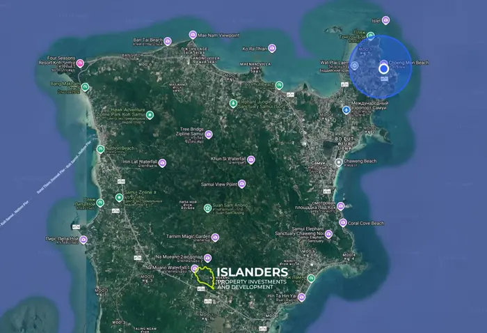 4-спальная вилла с бассейном в удобном для доступа районе (Чонг Мон)