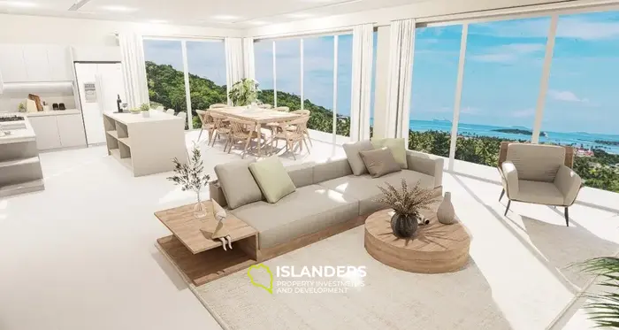 Villa moderne de 4 chambres avec piscine, l'incarnation d'un mode de vie confortable au bord de la mer (Chong Mon)