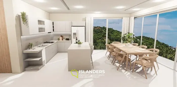 Villa moderne de 4 chambres avec piscine, l'incarnation d'un mode de vie confortable au bord de la mer (Chong Mon)