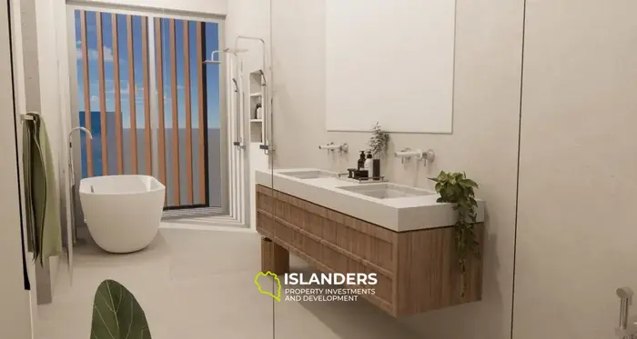 Villa moderne de 4 chambres avec piscine, l'incarnation d'un mode de vie confortable au bord de la mer (Chong Mon)