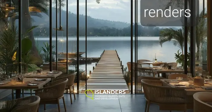 Кинтамани, земля с проектом спа для бутикового отеля с рестораном.