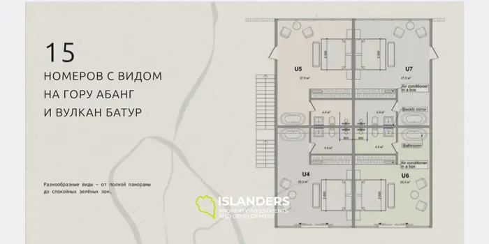 Проект озера Кинтамани и спа с реализацией в 15 месяцев