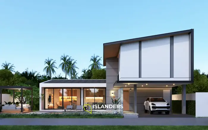 3-bdrm pool villa with tropical garden (Plai Laem)