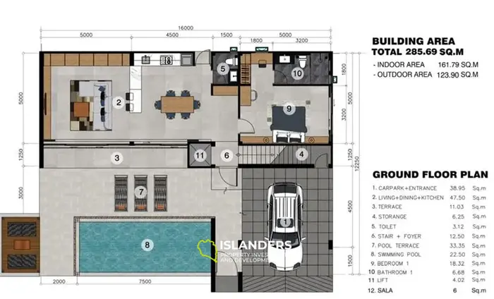 3-bdrm pool villa with tropical garden (Plai Laem)