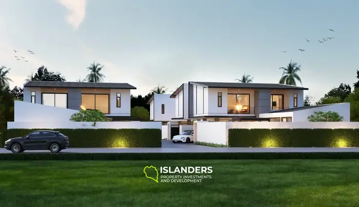 3-bdrm pool villa with tropical garden (Plai Laem)