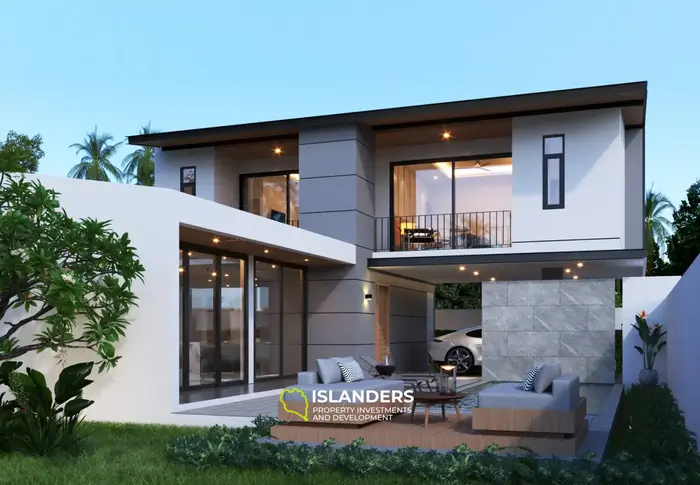 3-bdrm pool villa with tropical garden (Plai Laem)