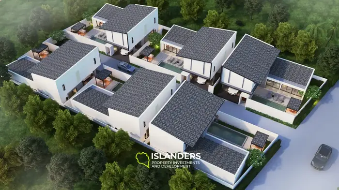 3-bdrm pool villa with tropical garden (Plai Laem)