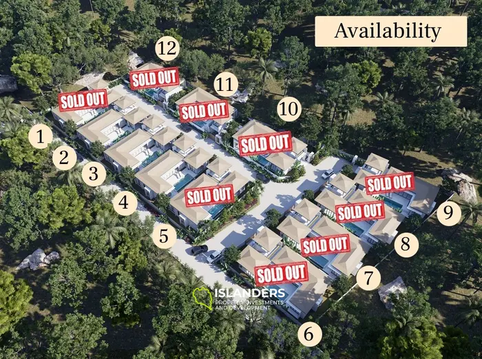 فيلا مكونة من ثلاث غرف نوم مع مسبح محاطة بالخضرة (تشاوينغ)