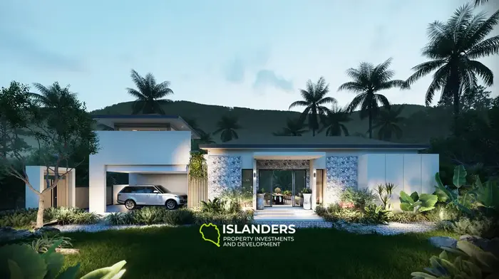 Three-bedroom pool villa surrounded by greenery (Chaweng)