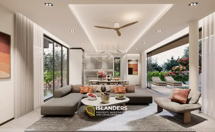 Luxury 3-bdrm pool villa 500 meters from the beach (Lamai)