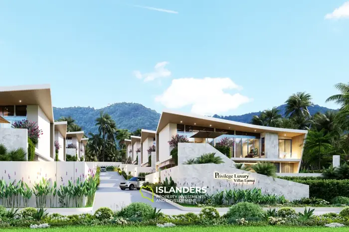 Luxury 3-bdrm pool villa 500 meters from the beach (Lamai)