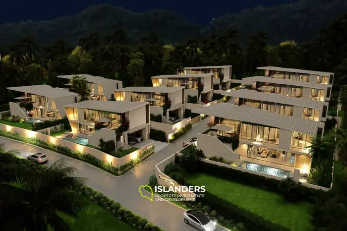 Luxury 3-bdrm pool villa 500 meters from the beach (Lamai)